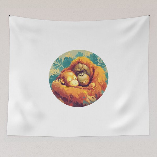 Item preview, Tapanuli Orangutan In Love // Endangered species // Orangutan // Animal in danger designed and sold by SMARTKIT  DESIGNAGENCY.