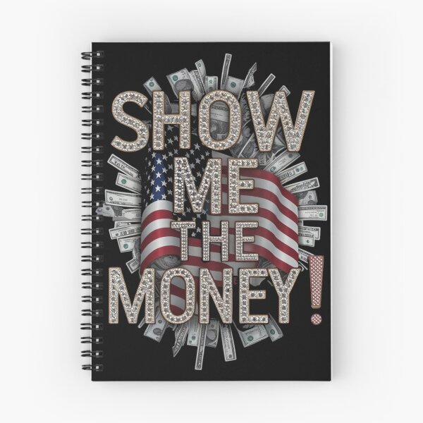 Item preview, Show Me The Money! - Cash Slang, American Flag & Dollar Bills Graphic Tee designed and sold by HOMEDESIGNPRINT.