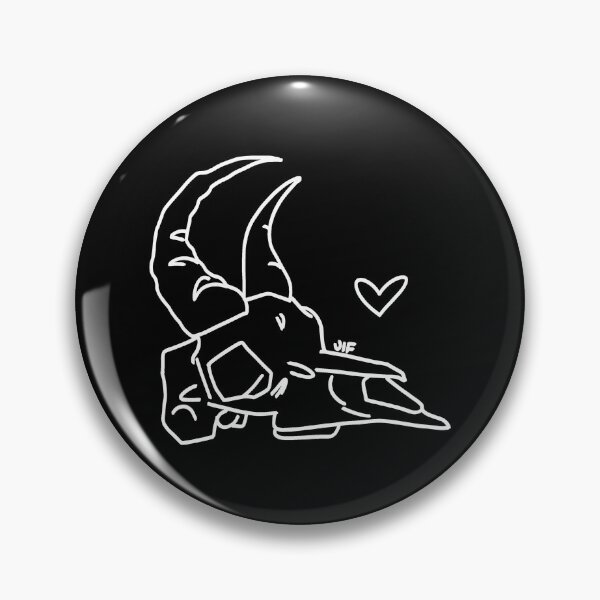 Item preview, #074 Gazelle Skull - Outline - White on Black designed and sold by Jasmine Froley.