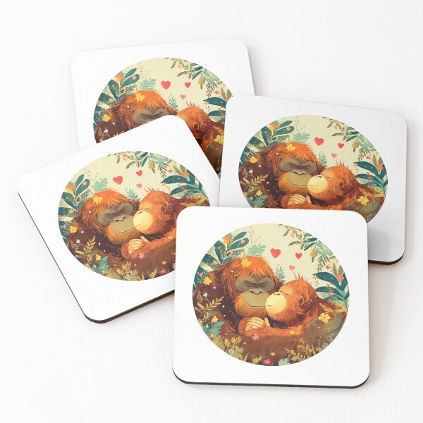 Item preview, Tapanuli Orangutan In Love // Endangered species // Orangutan // Animal in danger designed and sold by SMARTKIT  DESIGNAGENCY.
