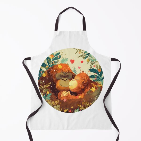 Item preview, Tapanuli Orangutan In Love // Endangered species // Orangutan // Animal in danger designed and sold by SMARTKIT DESIGNAGENCY.
