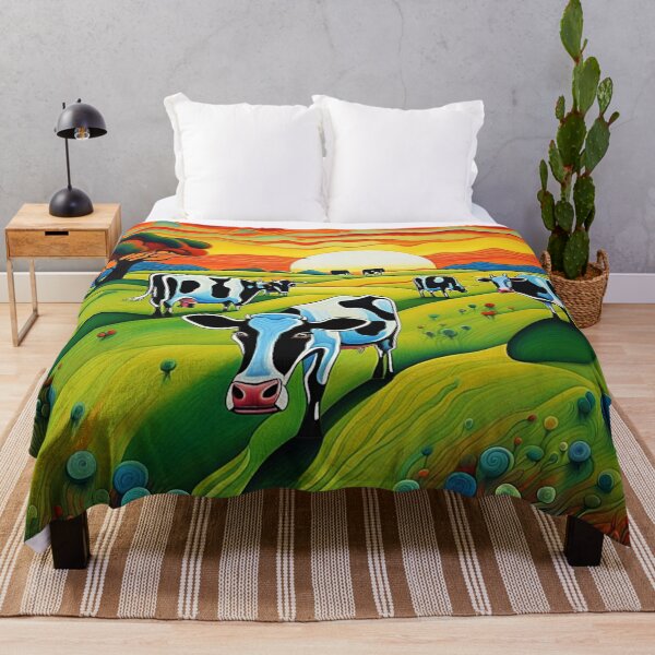 Item preview, Cows grazing in meadow designed and sold by George Hutton Hunter.