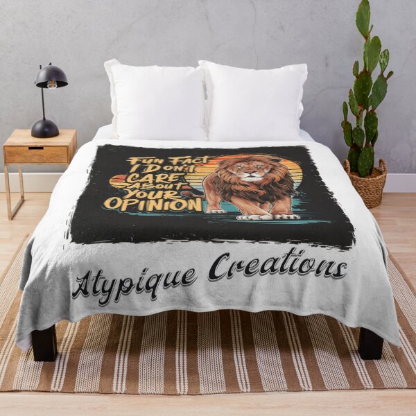 Item preview, Atypique Creations : Fun Fact i don't care about your opinion Lion designed and sold by JonathanP514.