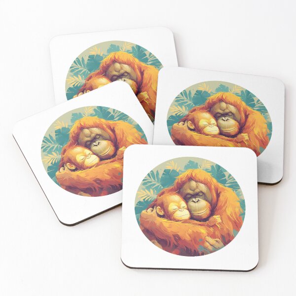 Item preview, Tapanuli Orangutan In Love // Endangered species // Orangutan // Animal in danger designed and sold by SMARTKIT  DESIGNAGENCY.
