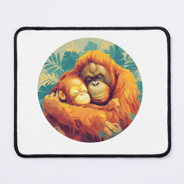 Item preview, Tapanuli Orangutan In Love // Endangered species // Orangutan // Animal in danger designed and sold by SMARTKIT DESIGNAGENCY.