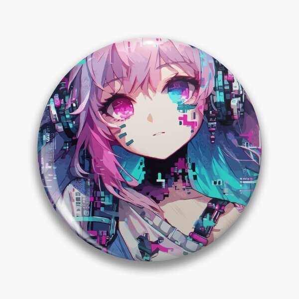 Item preview, Glitch Art Anime Girl #09 designed and sold by Fregoli 2D.