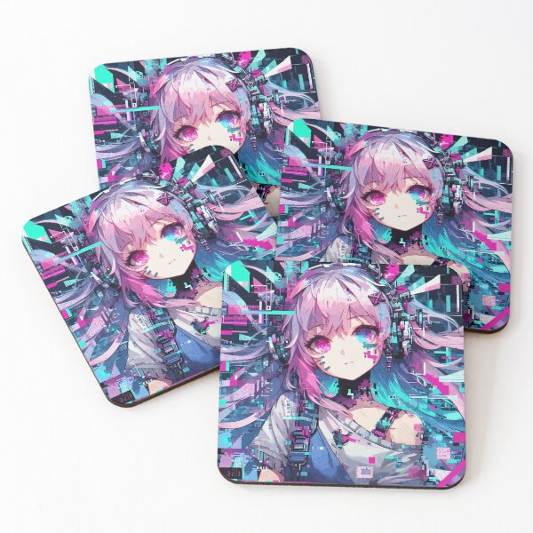 Item preview, Glitch Art Anime Girl #09 designed and sold by Fregoli 2D.