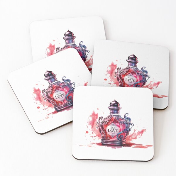 Item preview, A magical love potion in watercolor designed and sold by Rose Design & Photos.