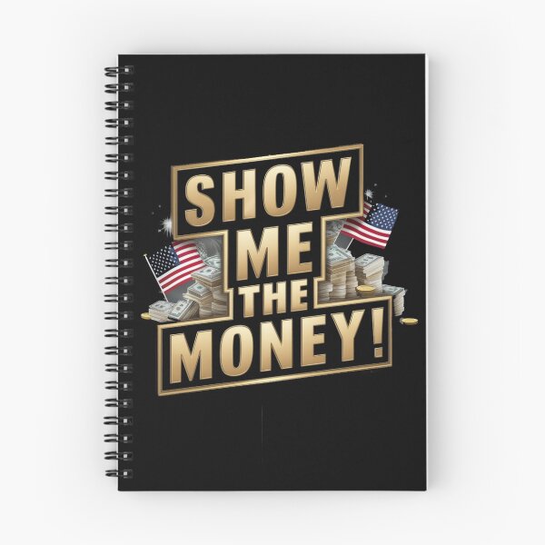 Item preview, Show Me The Money! - Cash Slang, American Flag & Dollar Bills Graphic Tee designed and sold by HOMEDESIGNPRINT.