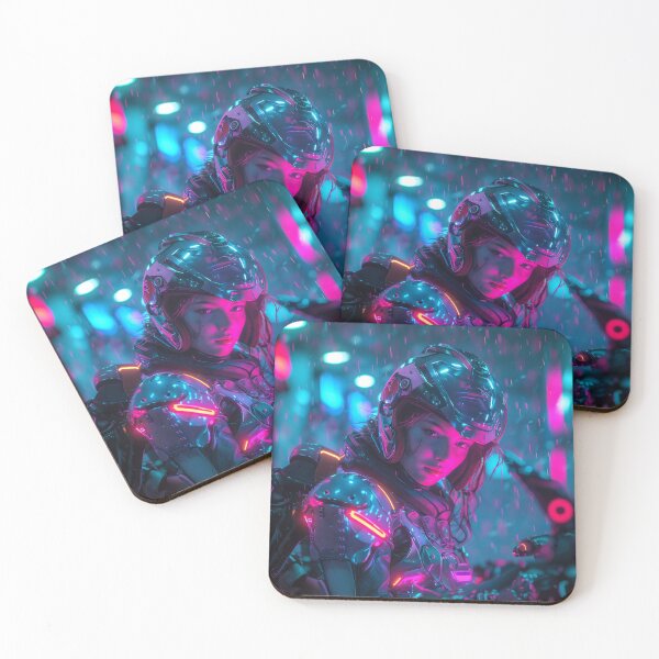Item preview, Future Rider in Neon Rain designed and sold by palmyst.