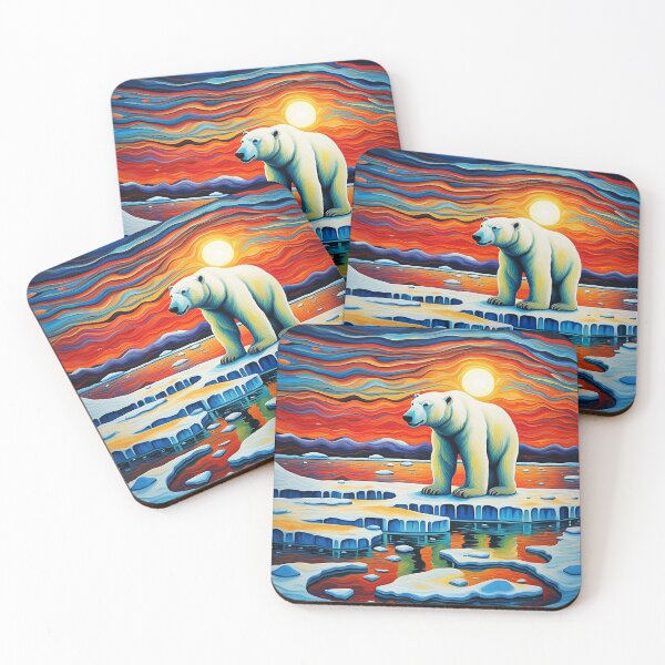 Item preview, Polar Bear on ice floe designed and sold by George Hutton Hunter.