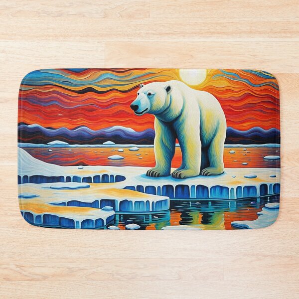 Item preview, Polar Bear on ice floe designed and sold by George Hutton Hunter.