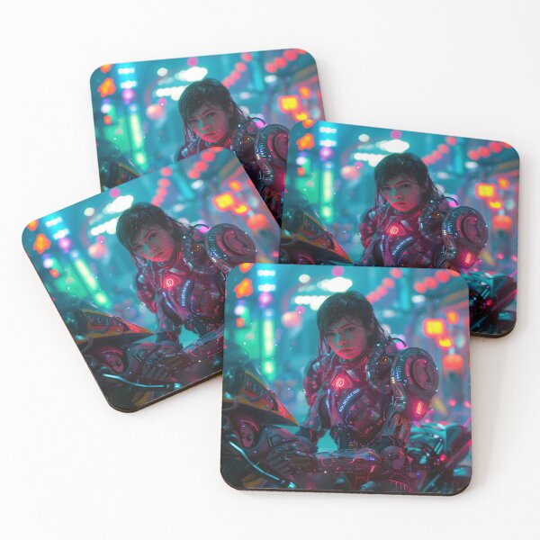 Item preview, Neon Lights Cyberpunk Adventure designed and sold by palmyst.
