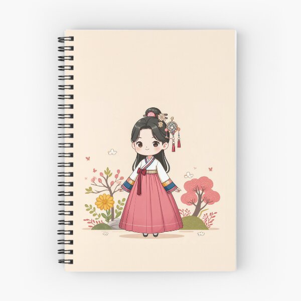 Item preview, Woman wearing hanbok(한복) designed and sold by lovelybong.