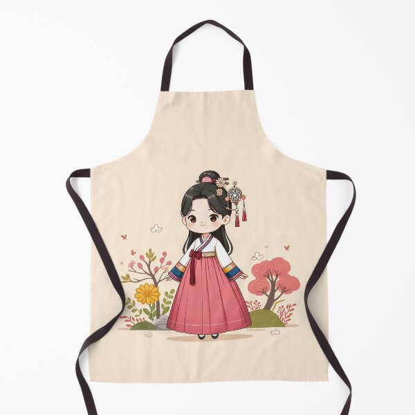 Item preview, Woman wearing hanbok(한복) designed and sold by lovelybong.