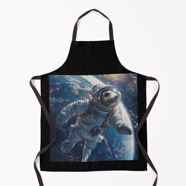 Item preview, Seal Astronaut Adrift in Space designed and sold by palmyst.