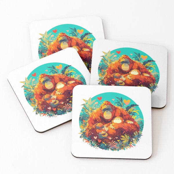 Item preview, Tapanuli Orangutan In Love // Endangered species // Orangutan // Animal in danger designed and sold by SMARTKIT  DESIGNAGENCY.