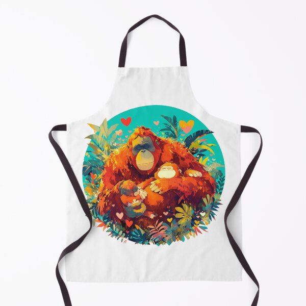 Item preview, Tapanuli Orangutan In Love // Endangered species // Orangutan // Animal in danger designed and sold by SMARTKIT DESIGNAGENCY.