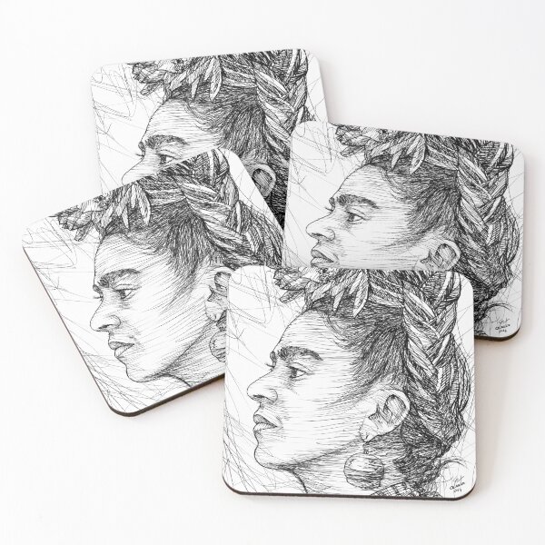 Item preview, FRIDA KAHLO ink portrait .2 designed and sold by lautir.