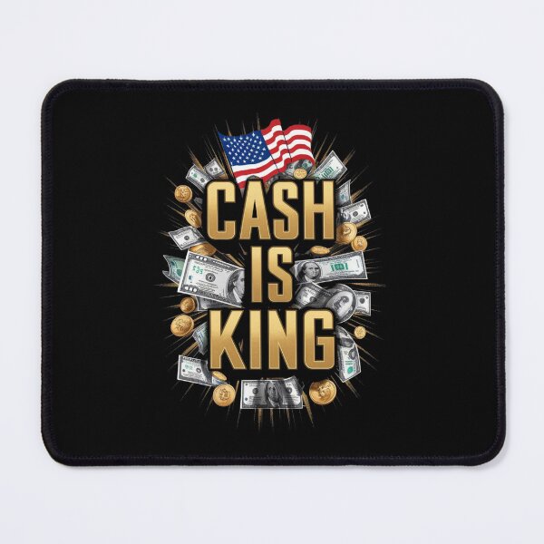 Item preview, Cash is King Shirt - Money, Wealth, Financial Freedom Tee designed and sold by HOMEDESIGNPRINT.