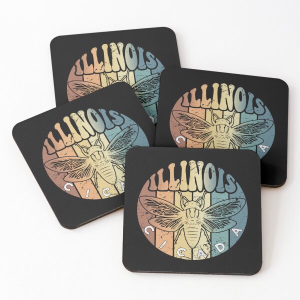 Item preview, Retro Illinois 2024 Cicada Summer Swarm, Vintage  Cicada designed and sold by ArtByKatti.
