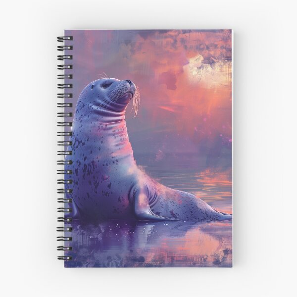 Item preview, Seal Basks in Surreal Sunset designed and sold by palmyst.