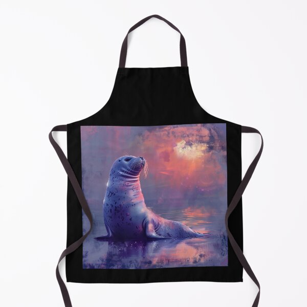 Item preview, Seal Basks in Surreal Sunset designed and sold by palmyst.