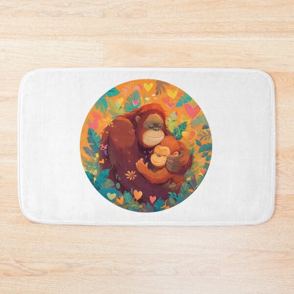 Item preview, Tapanuli Orangutan In Love // Endangered species // Orangutan // Animal in danger designed and sold by SMARTKIT  DESIGNAGENCY.