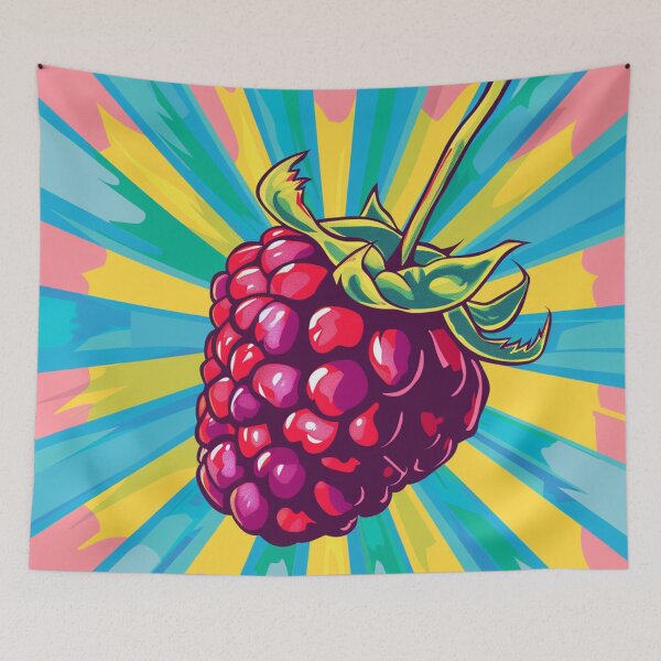 Item preview, Raspberry Pop Art 2 designed and sold by AstroRisq.