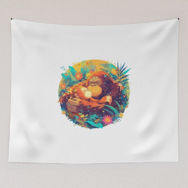 Item preview, Tapanuli Orangutan In Love // Endangered species // Orangutan // Animal in danger designed and sold by SMARTKIT  DESIGNAGENCY.