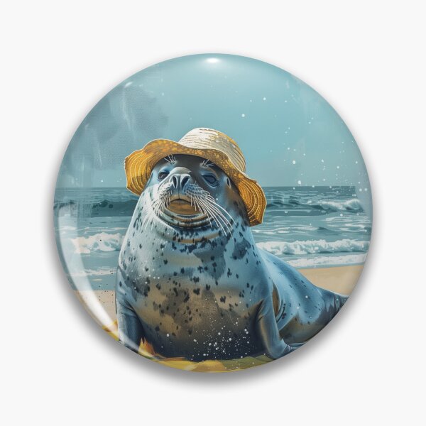 Item preview, Seal Relaxes on Sunny Beach designed and sold by palmyst.