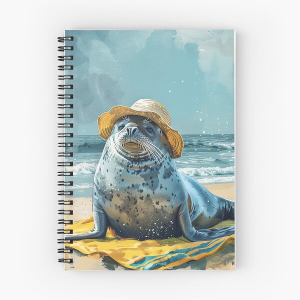 Item preview, Seal Relaxes on Sunny Beach designed and sold by palmyst.