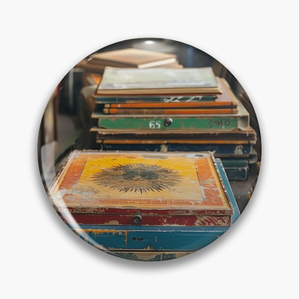 Item preview, Vintage Sun Art on Old Drawers designed and sold by palmyst.