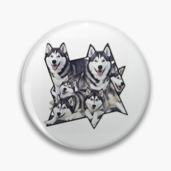 Item preview, polygonal husky pattern  designed and sold by Sha1726.