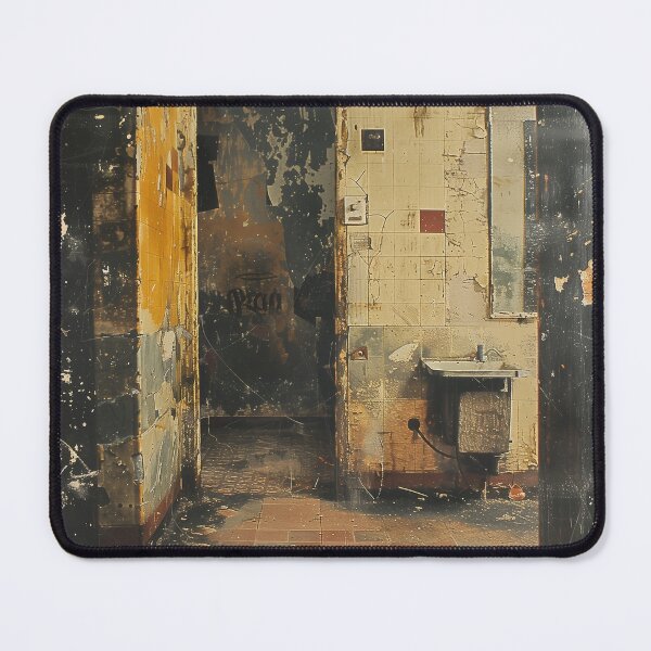 Item preview, Gritty Urban Bathroom Decay designed and sold by palmyst.