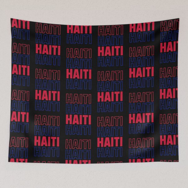 Item preview, Haiti Flag designed and sold by NinniSilver.