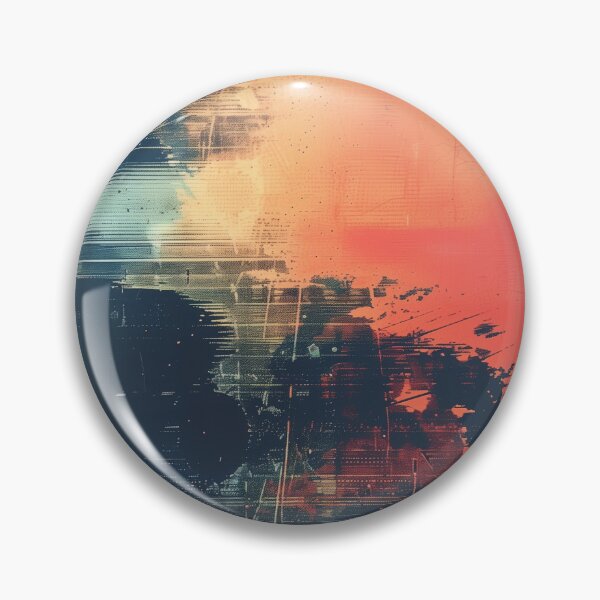 Item preview, Urban Artistic Explosion in Red and Blue designed and sold by palmyst.