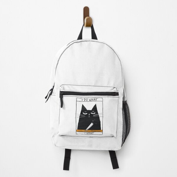 Item preview, Gracioso gato negro e inscripción. designed and sold by Makitsu Neko.