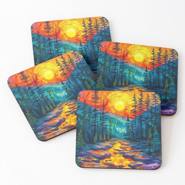 Item preview, Beautiful sunset in the mountains designed and sold by MargaretWiktor.