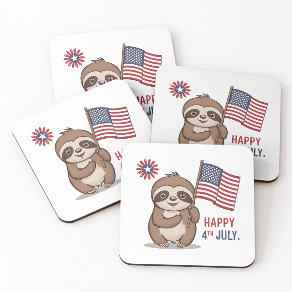 Item preview, Sloth : 4th of July Celebration designed and sold by KNAA.