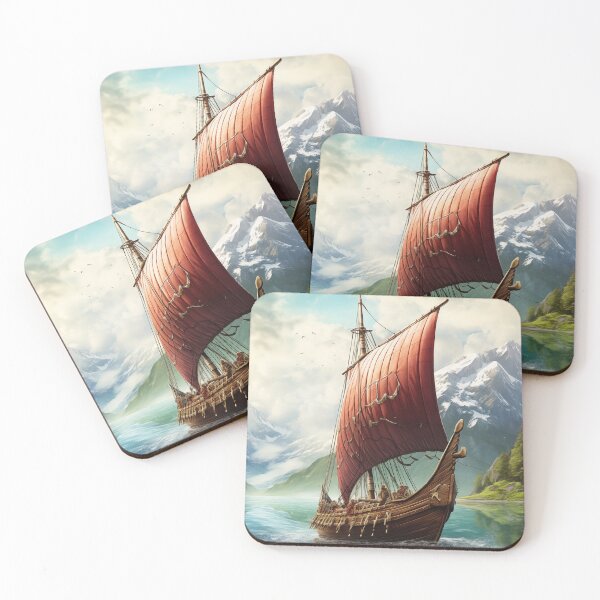 Item preview, Sailing Through Time: A Viking Ship in Norway #7 designed and sold by Anuchartl.
