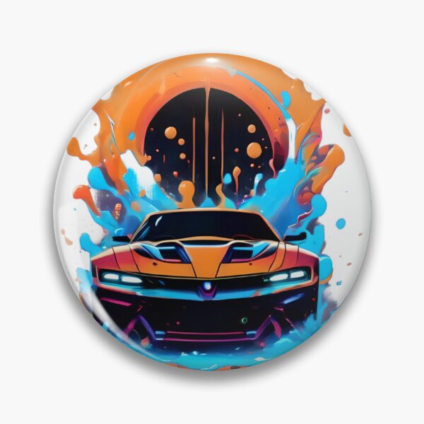 Item preview, Splash Art Orange Car designed and sold by cybersalegoods.