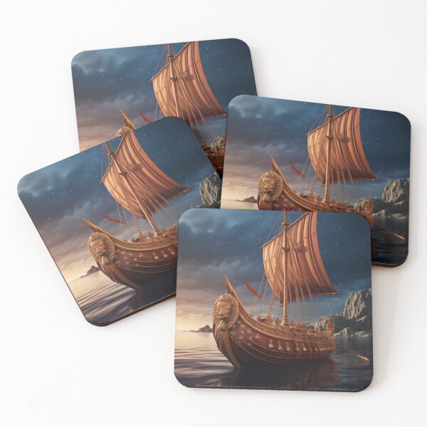 Item preview, Sailing Through Time: A Viking Ship in Norway #8 designed and sold by Anuchartl.