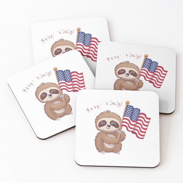 Item preview, Sloth : 4th of July Celebration designed and sold by KNAA.
