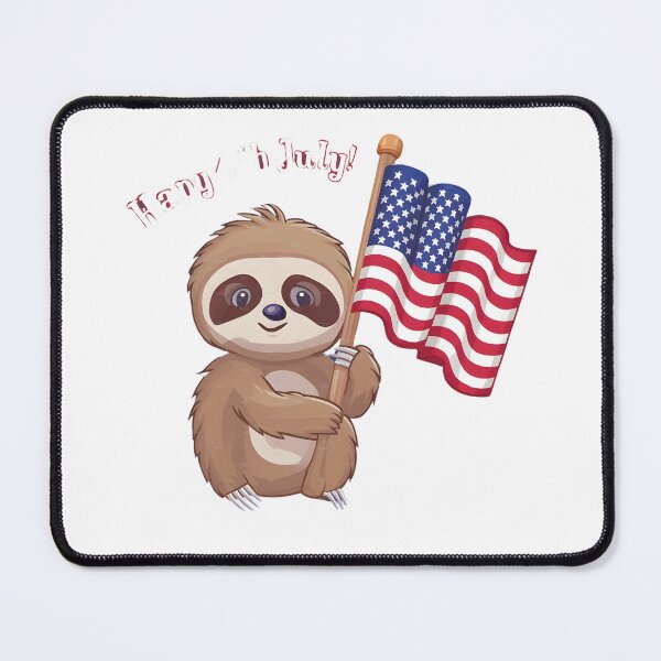 Item preview, Sloth : 4th of July Celebration designed and sold by KNAA.