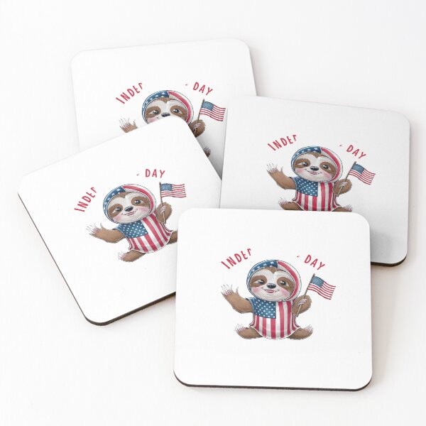 Item preview, Sloth : 4th of July Celebration designed and sold by KNAA.