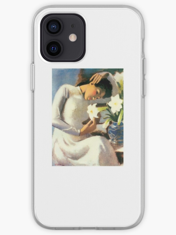To Ngọc Van Young Vietnamese Woman With Lily Iphone Case Cover By Martstore Redbubble