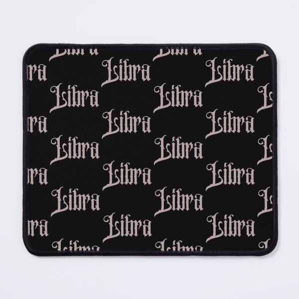 Item preview, Libra Gothic Lettering Zodiac Sign designed and sold by Hellofriendco.