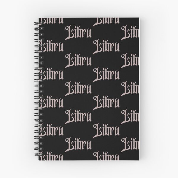Item preview, Libra Gothic Lettering Zodiac Sign designed and sold by Hellofriendco.