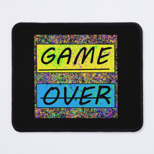 Item preview, Game Over with colored pattern designed and sold by Sky-99.